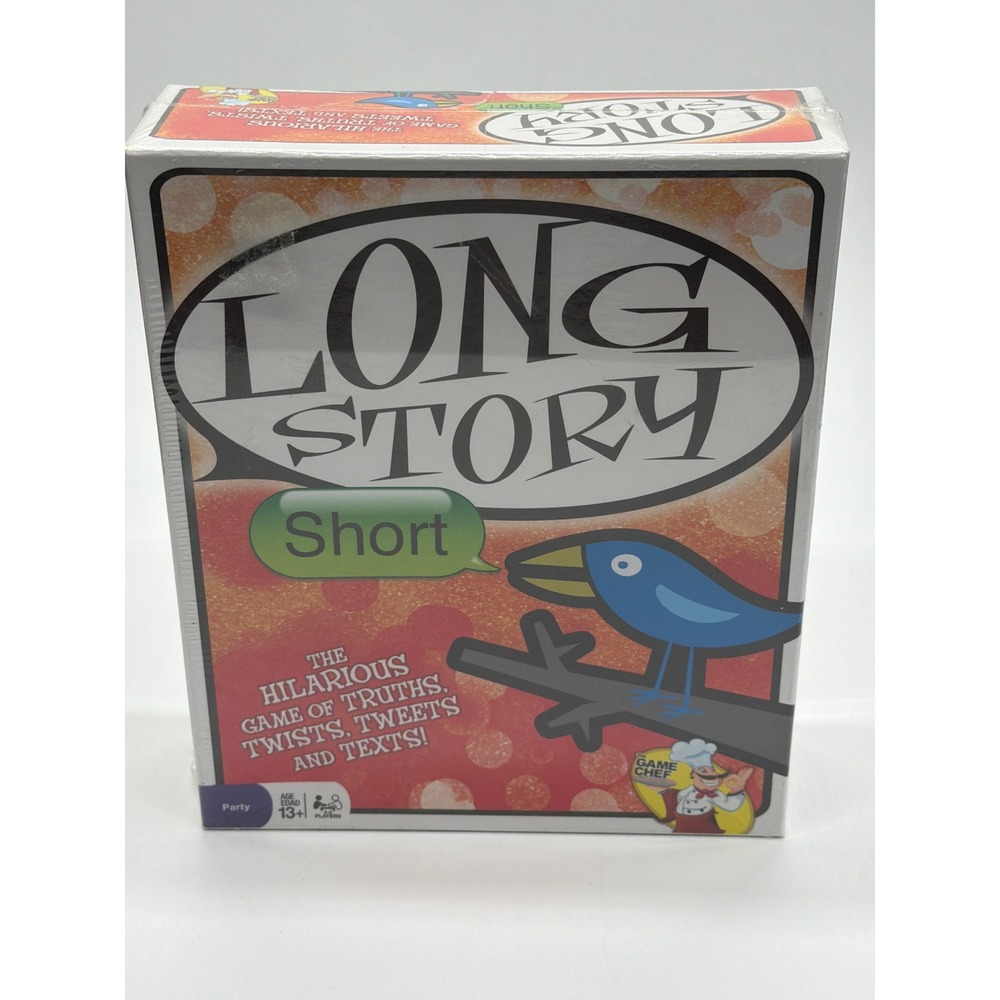 Long Story Short Party Game The Game‎ Chef Storytelling Tweets Texts New Sealed